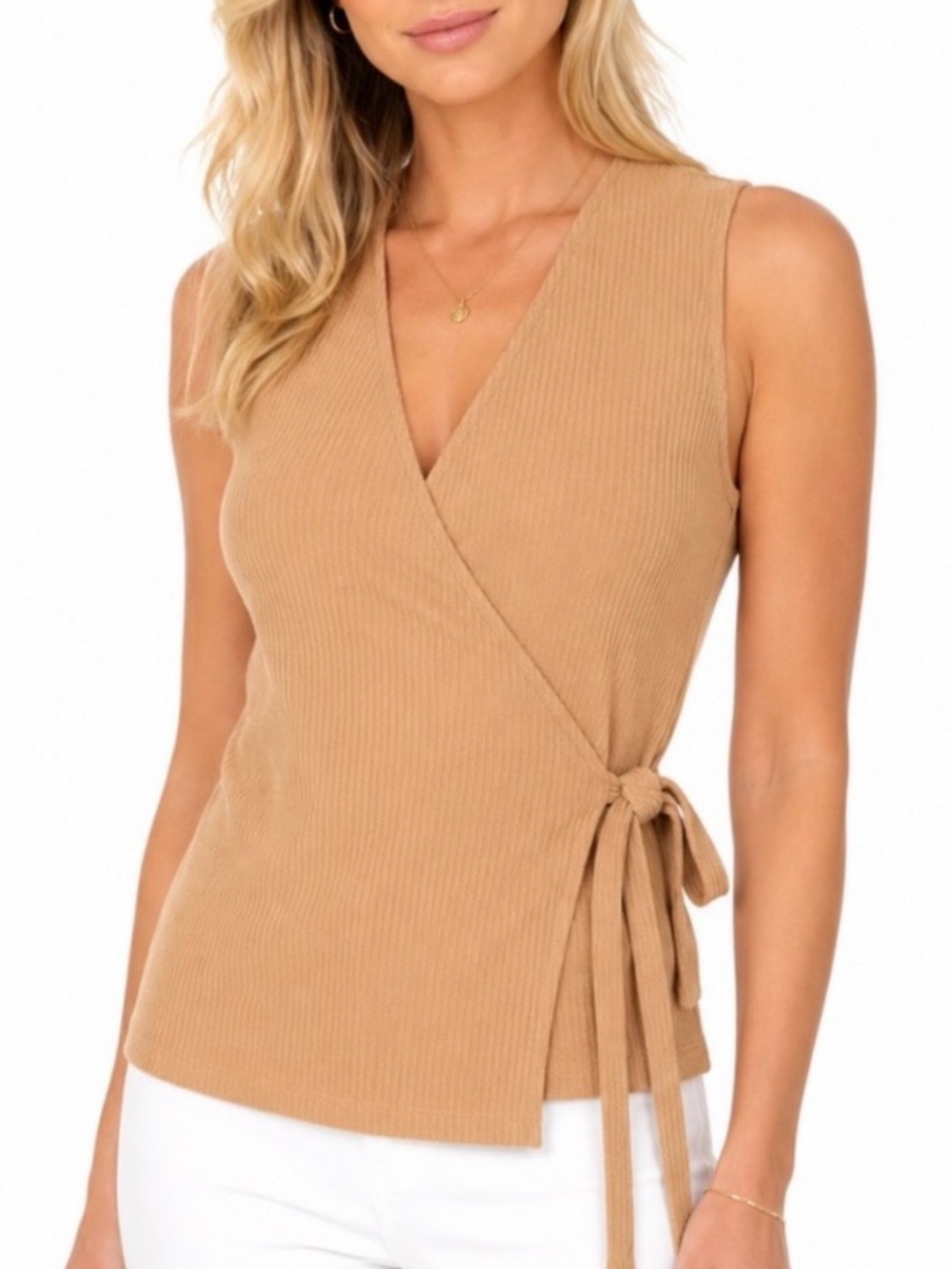 🤎Gap // Sleeveless Wrap Knit Top🤎